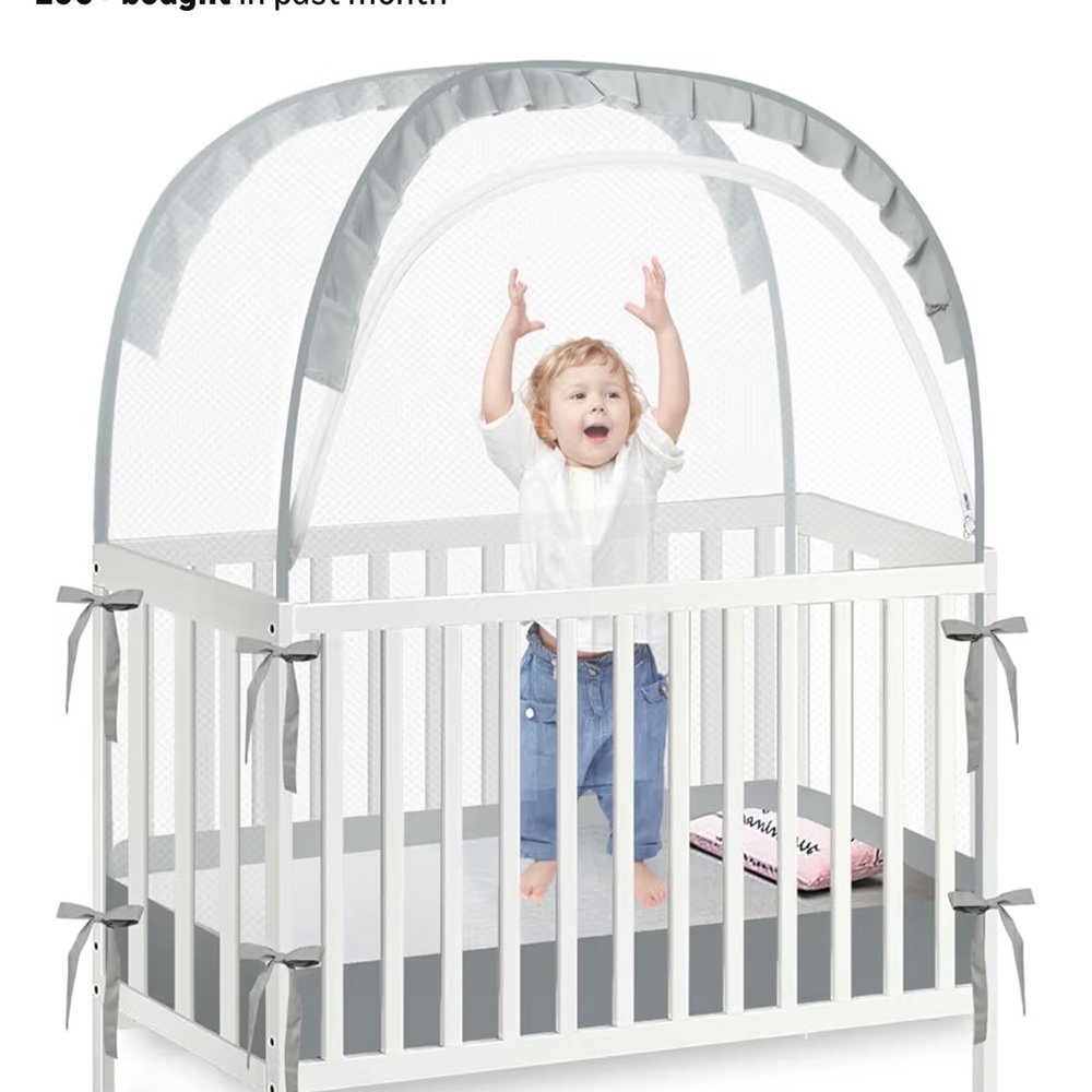 Light Gray Canopy Net - Picture 3 of 4